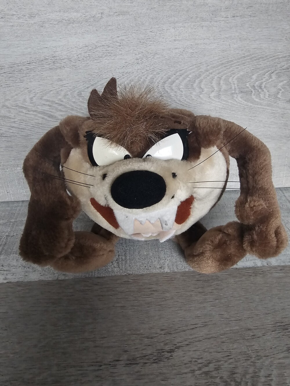 Applause Tasmanian Devil Taz Looney Tunes 7" Plush Vintage Stuffed Animal 1990s